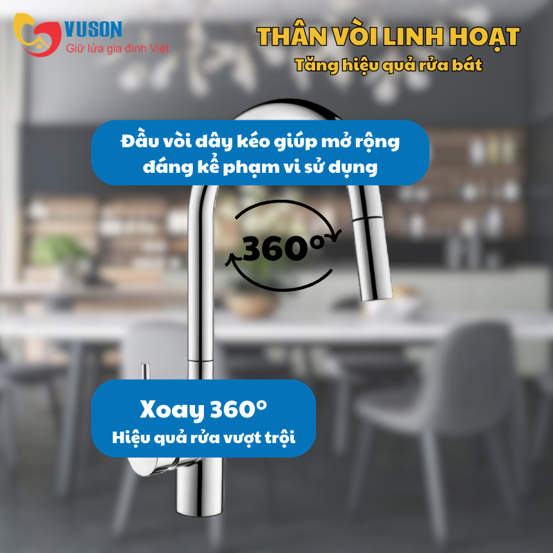 Vòi rửa bát NOBINOX AQUA NX660N
