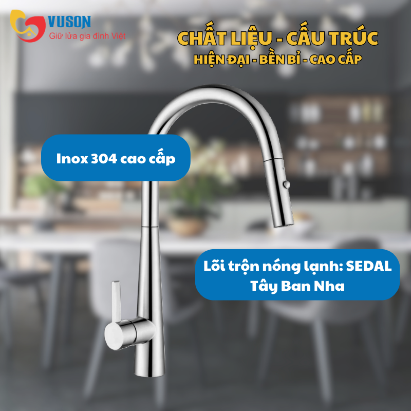 Vòi rửa bát NOBINOX WINTO NX500