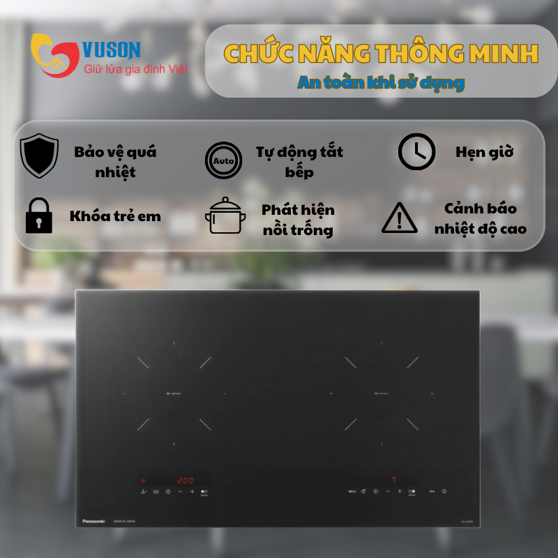 Bếp từ Panasonic KY-C1W70KRA