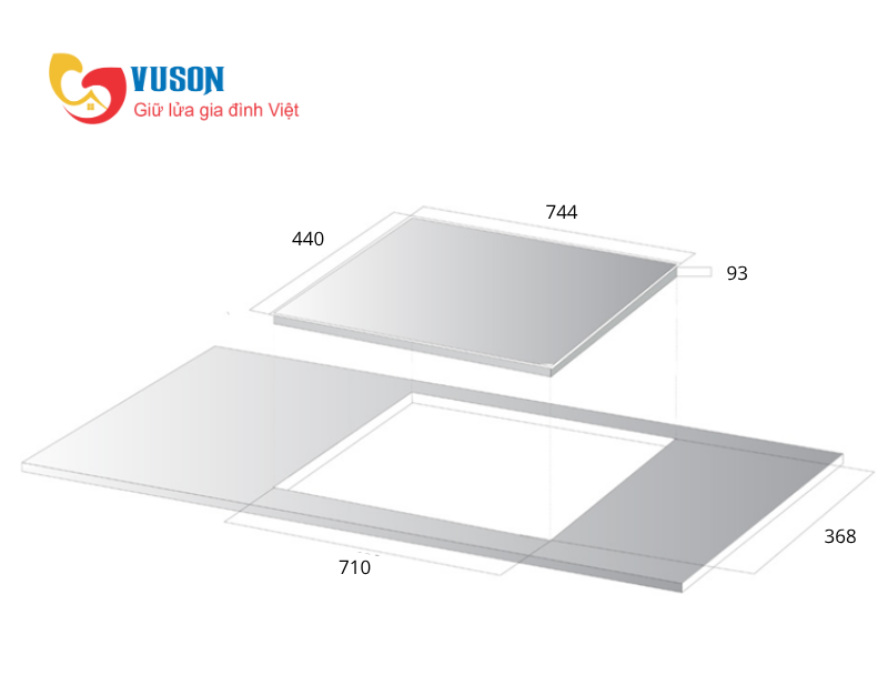 Bếp từ Panasonic KY-C1W70KRA