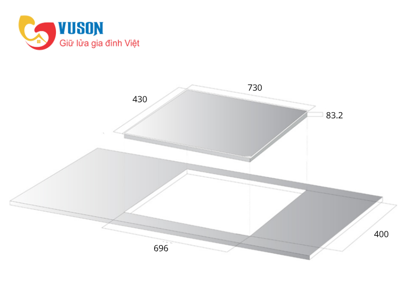Bếp từ Panasonic KY-H1WZ70