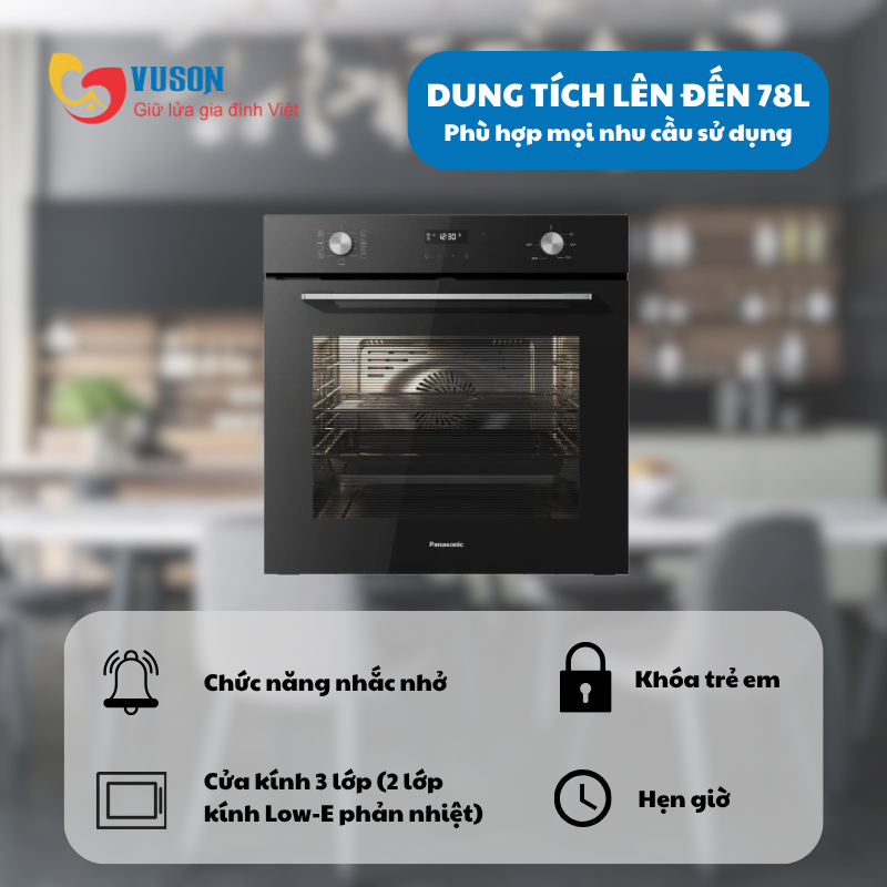 Lò nướng Panasonic HL-CK632B