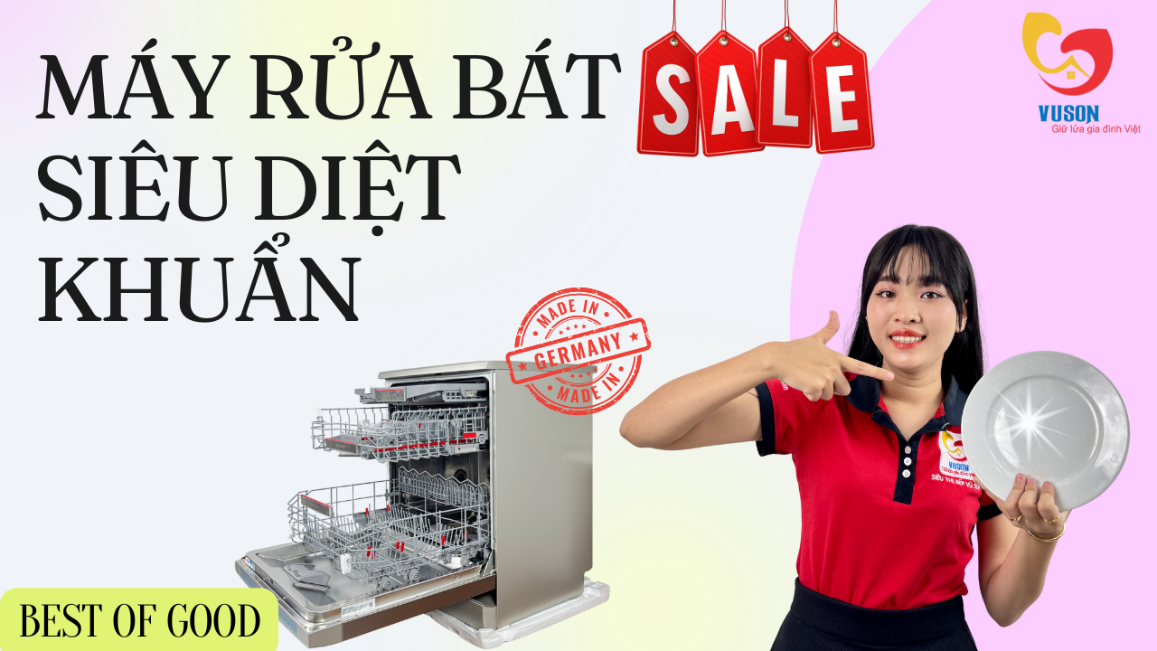 Máy rửa bát Bosch SMS8YCI01E Serie 8 – Đỉnh cao công nghệ Đức