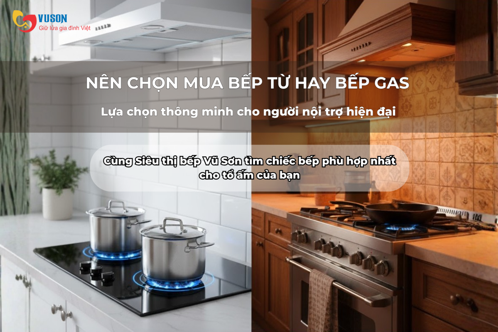 So sánh bếp từ và bếp gas: Nên chọn loại nào cho gia đình bạn?