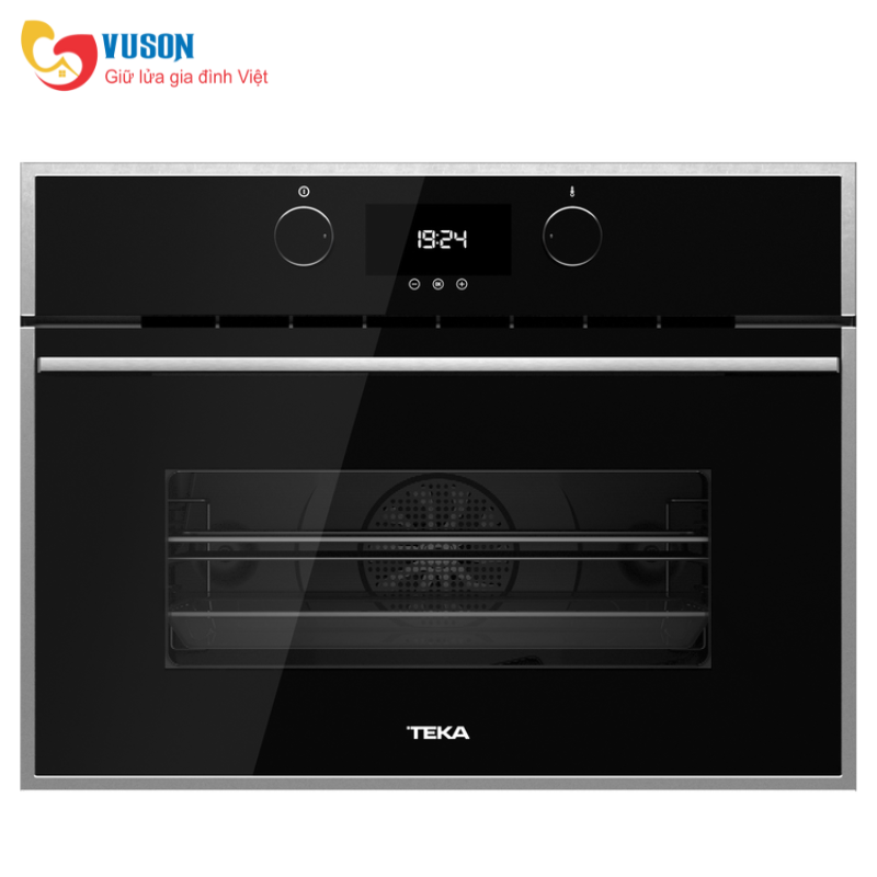 Lò nướng đối lưu kết hợp vi sóng Teka HLC 844C BK SS