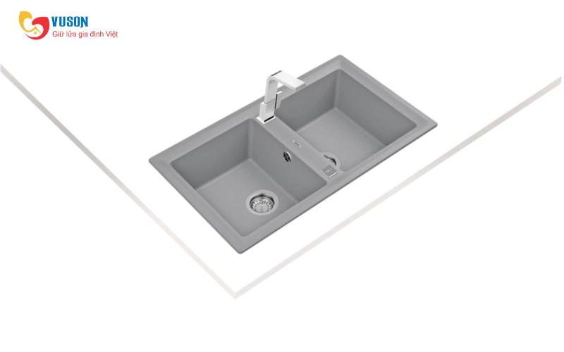 Chậu Rửa Teka STONE 90 B-TG 2B Grey