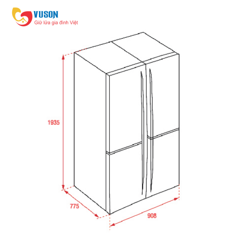 Tủ lạnh Teka RMF 77920 EU.SS