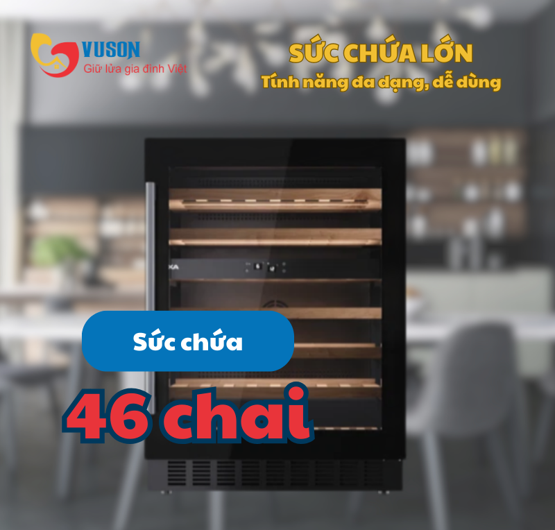 Tủ rượu Teka RVU 20046 GBK