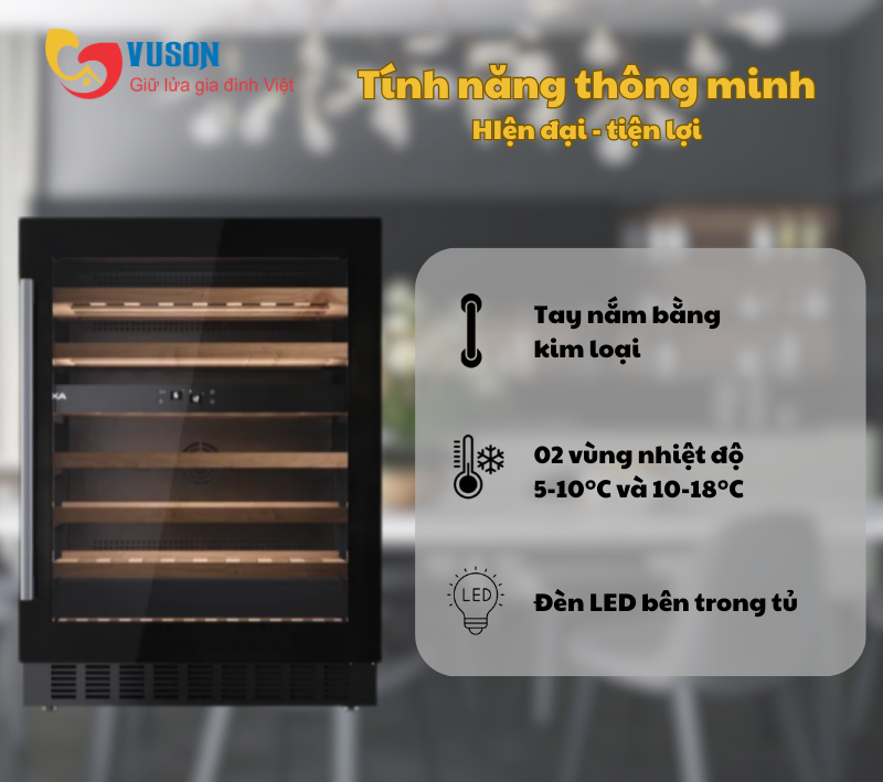 Tủ rượu Teka RVU 20046 GBK