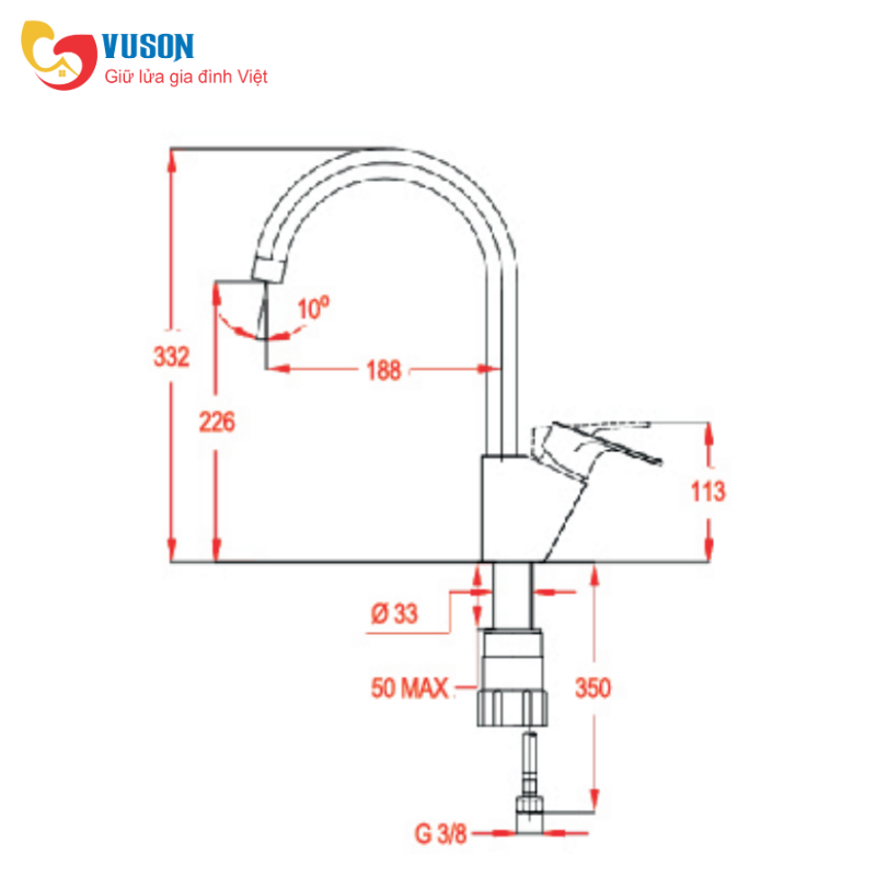 Vòi rửa Teka MTP 995