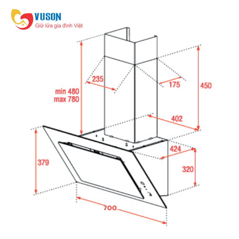 Máy hút mùi Teka MAESTRO DVT Pro 78660 TBS BK