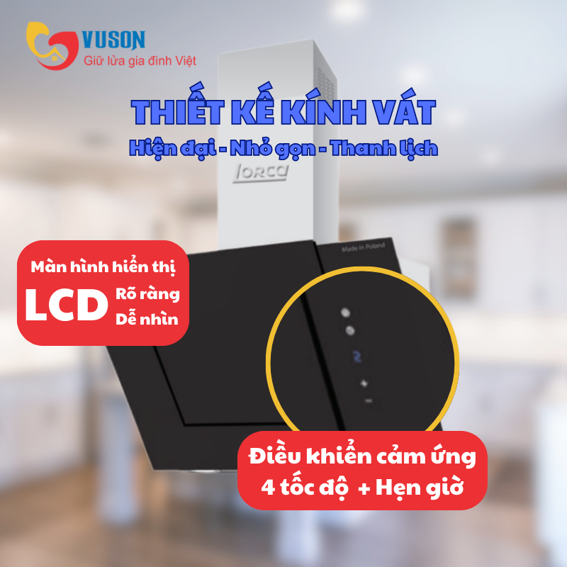 Máy hút mùi Lorca TA-6018P-90cm