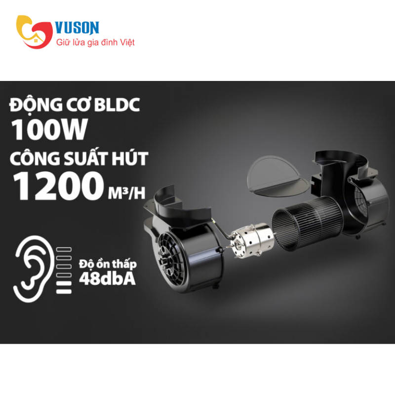 Máy hút mùi Lorca TA-6008CM-90cm
