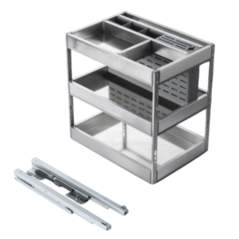 Giá đựng chai lọ, gia vị, dao thớt GrandX XK.B30S