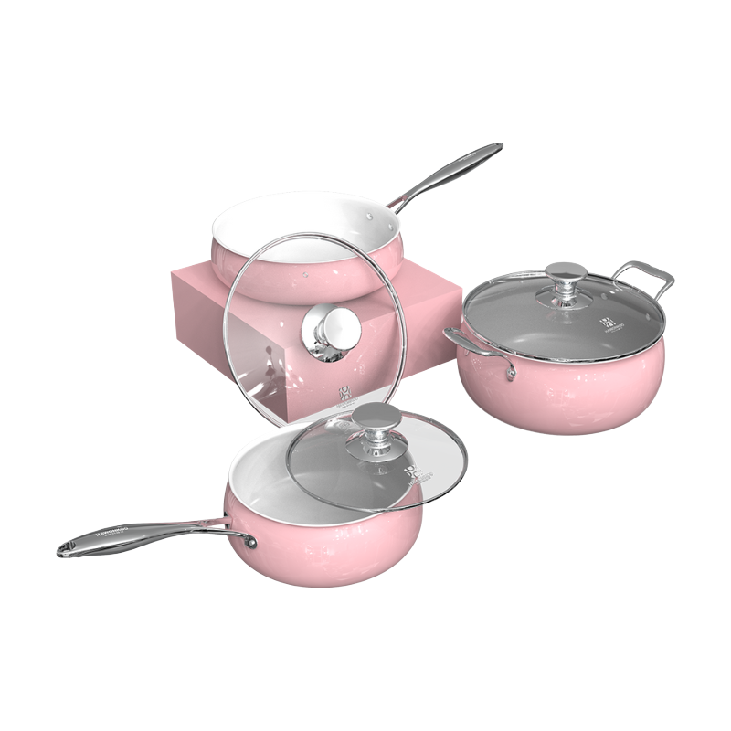 Bộ nồi chảo từ 3 món Hawonkoo CWH-070-PK