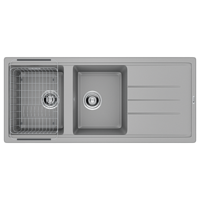 Chậu rửa bát đá Konox Granite Phoenix 1160 Grey