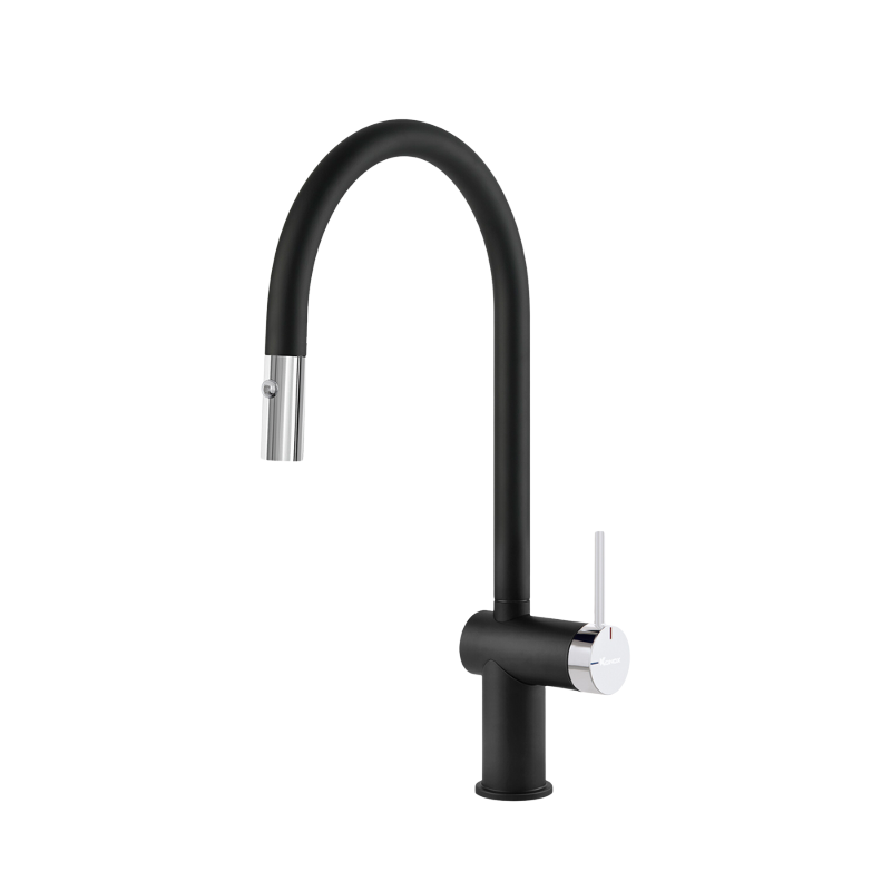 Vòi rửa bát Konox Resta Black