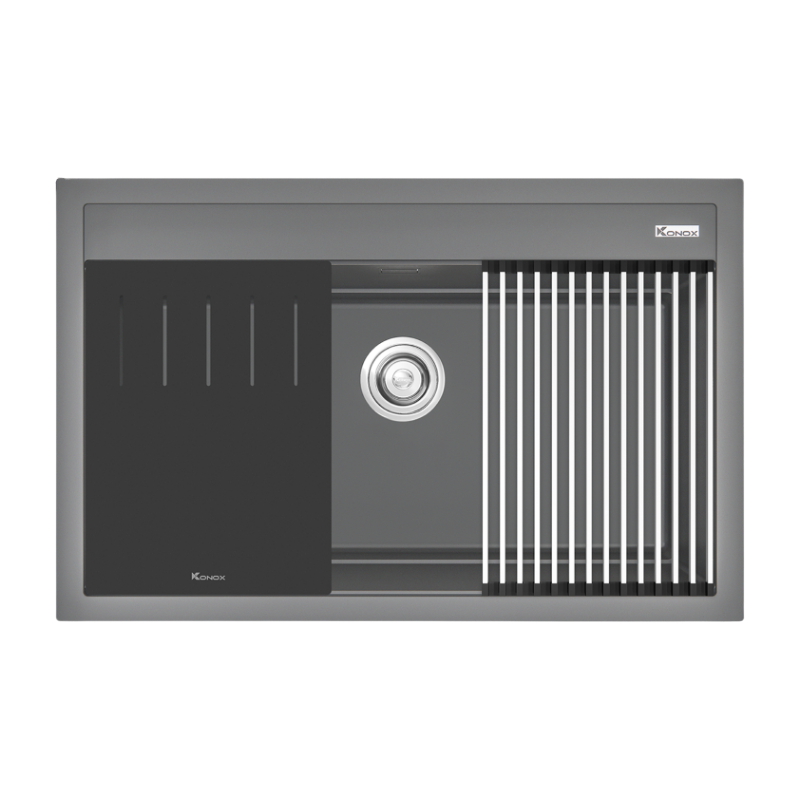 Chậu rửa bát Konox TERRA 790S - Grey