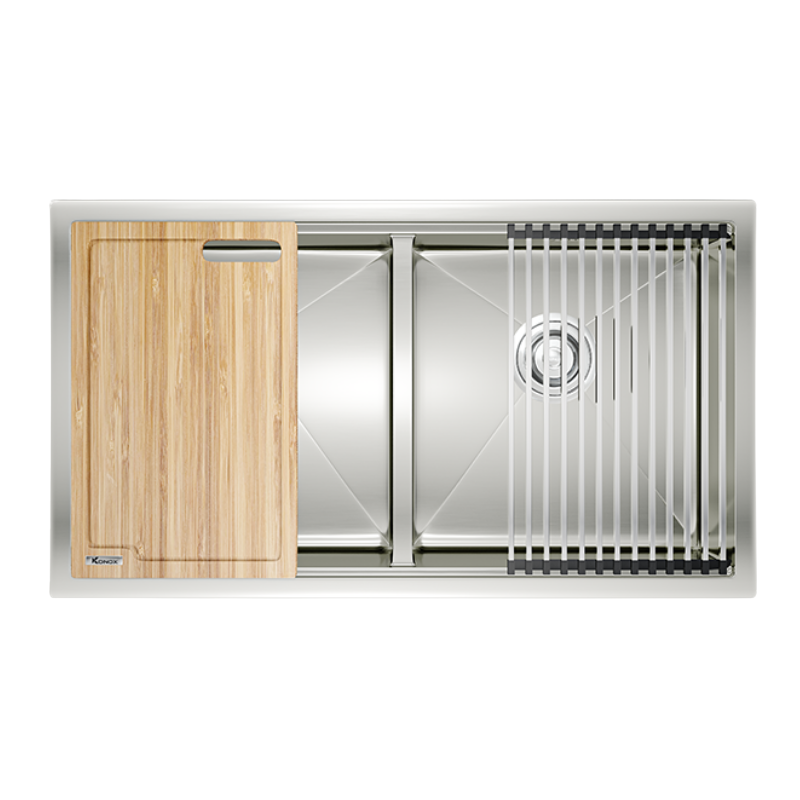 Chậu rửa Konox Undermount sink KN8046DUB