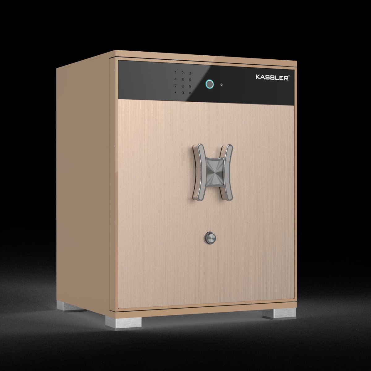 Két sắt thông minh Kassler KL-55LS7 Sand Gold App Wifi tiêu chuẩn Đức