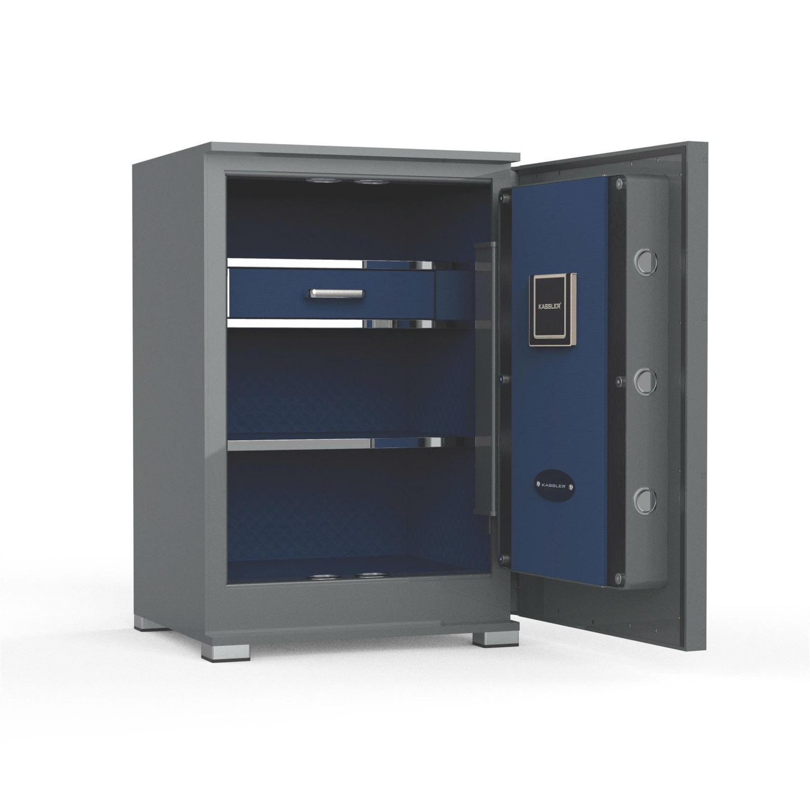 Nội thất két sắt KL-85LS7 màu xám xanh