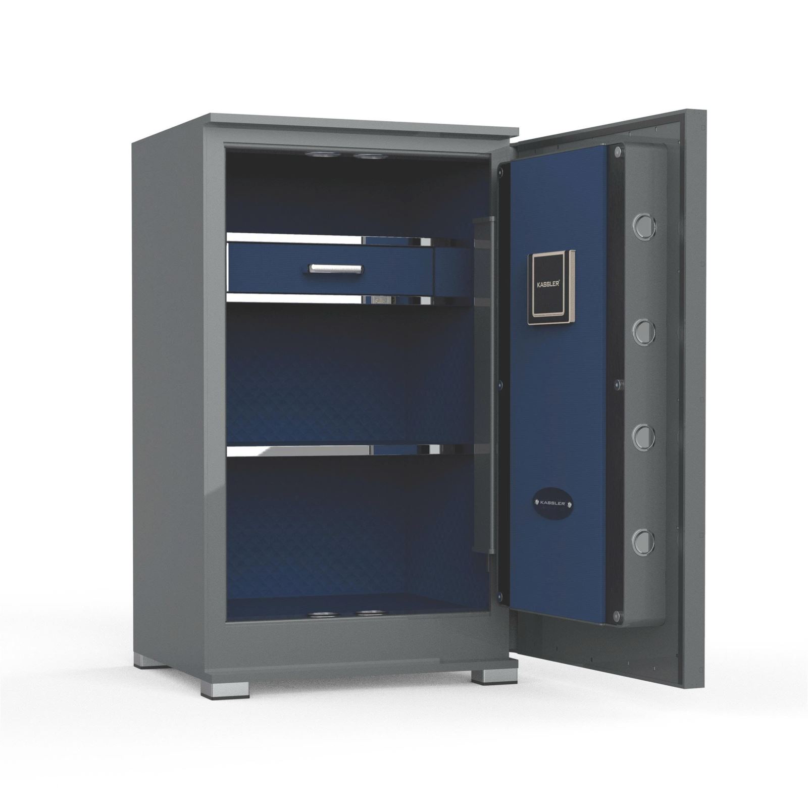 Nội thất két sắt KL-85LS7 màu xám xanh