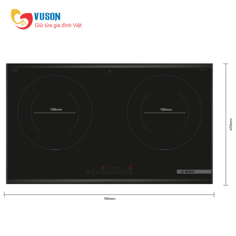 Bếp từ Bosch PPI8256XVN Series 6