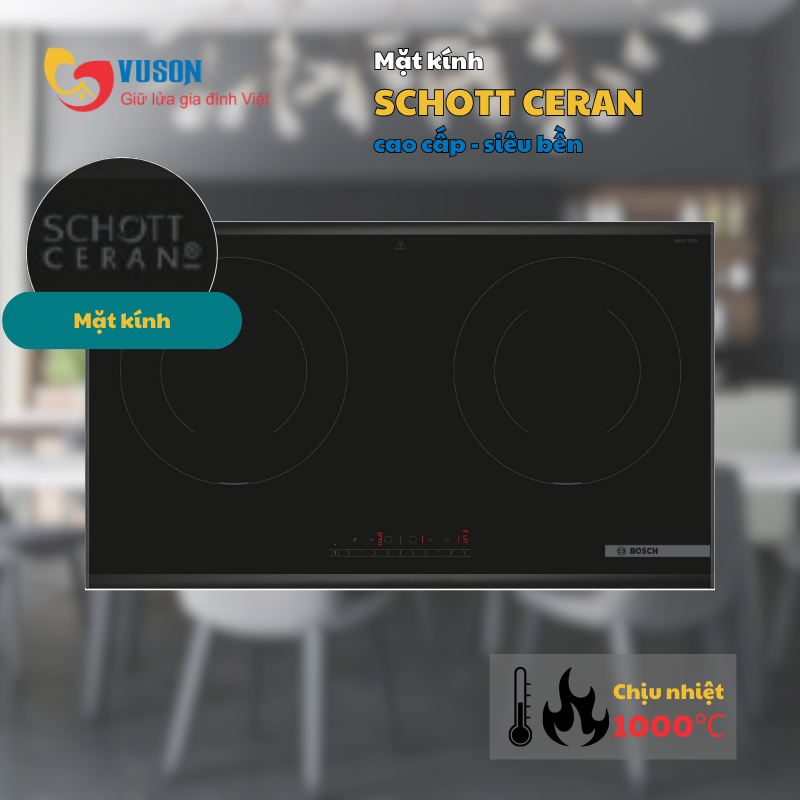 Bếp từ Bosch PPI8256XVN Series 6