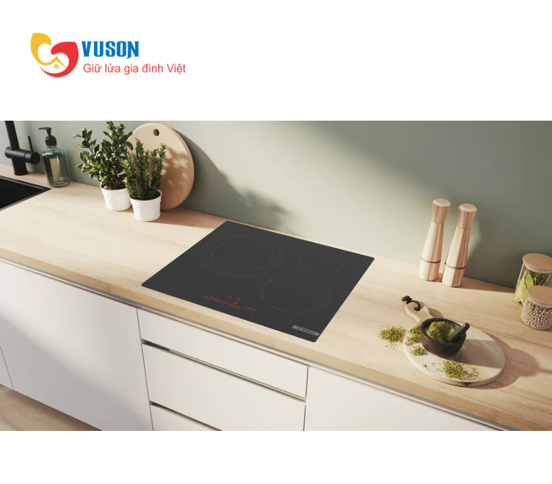Bếp từ 3 vùng nấu Bosch PIJ61RHB1E 7400W Series 6 Model 2025