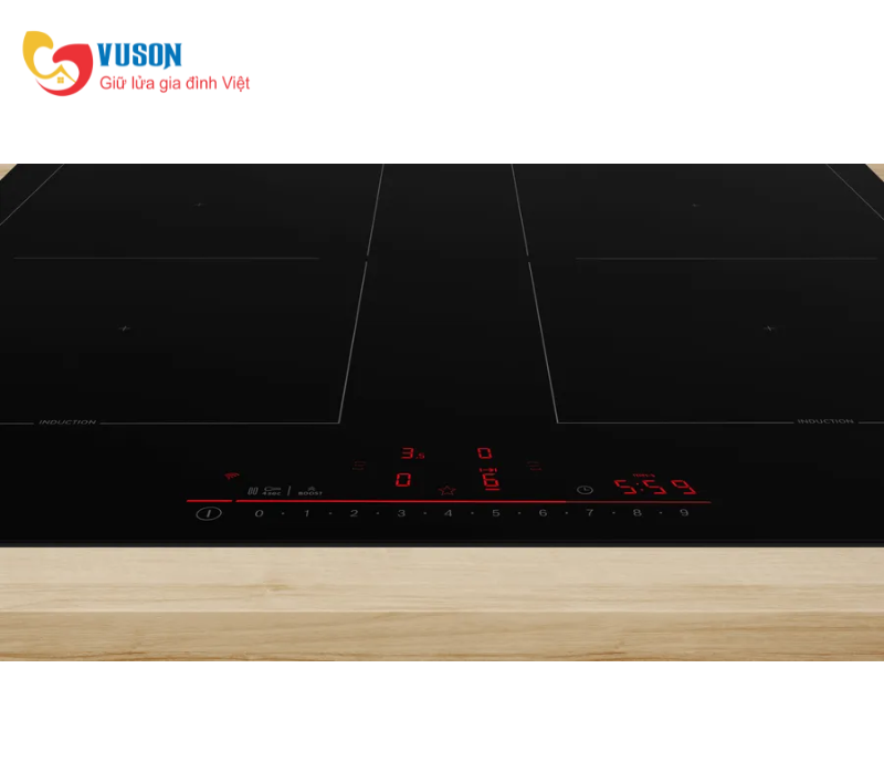 Bếp từ 4 vùng nấu Bosch PVQ61RHB1E Series 6 Model 2025