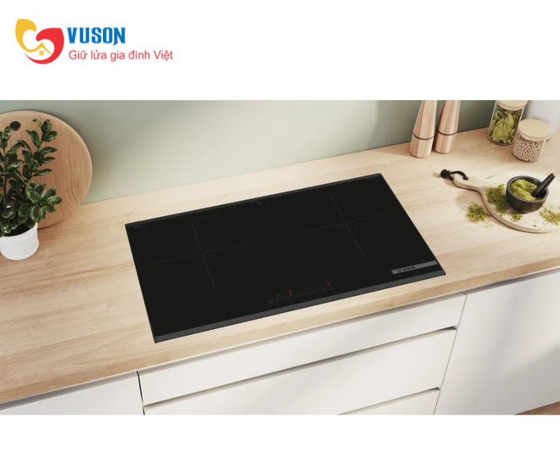 BẾP TỪ BOSCH 2 VÙNG NẤU PPI82569VN VIỀN ĐEN 3500W