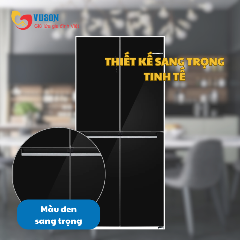 TỦ LẠNH SIDE BY SIDE BOSCH KMC85LBEA SERI 4 550L