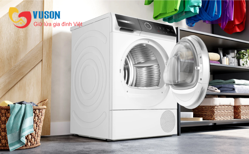 MÁY SẤY BOSCH SERIE 8 WQB246C40 HEATPUMP 9KG
