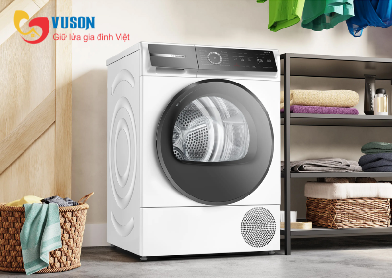 MÁY SẤY BOSCH SERIE 8 WQB246C40 HEATPUMP 9KG