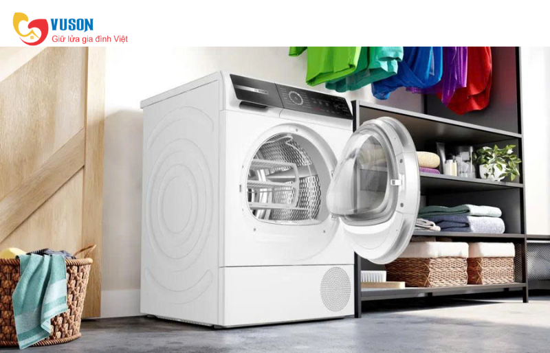 Máy sấy Bosch WQB245B90 - Series 8 - Sấy khô thông minh