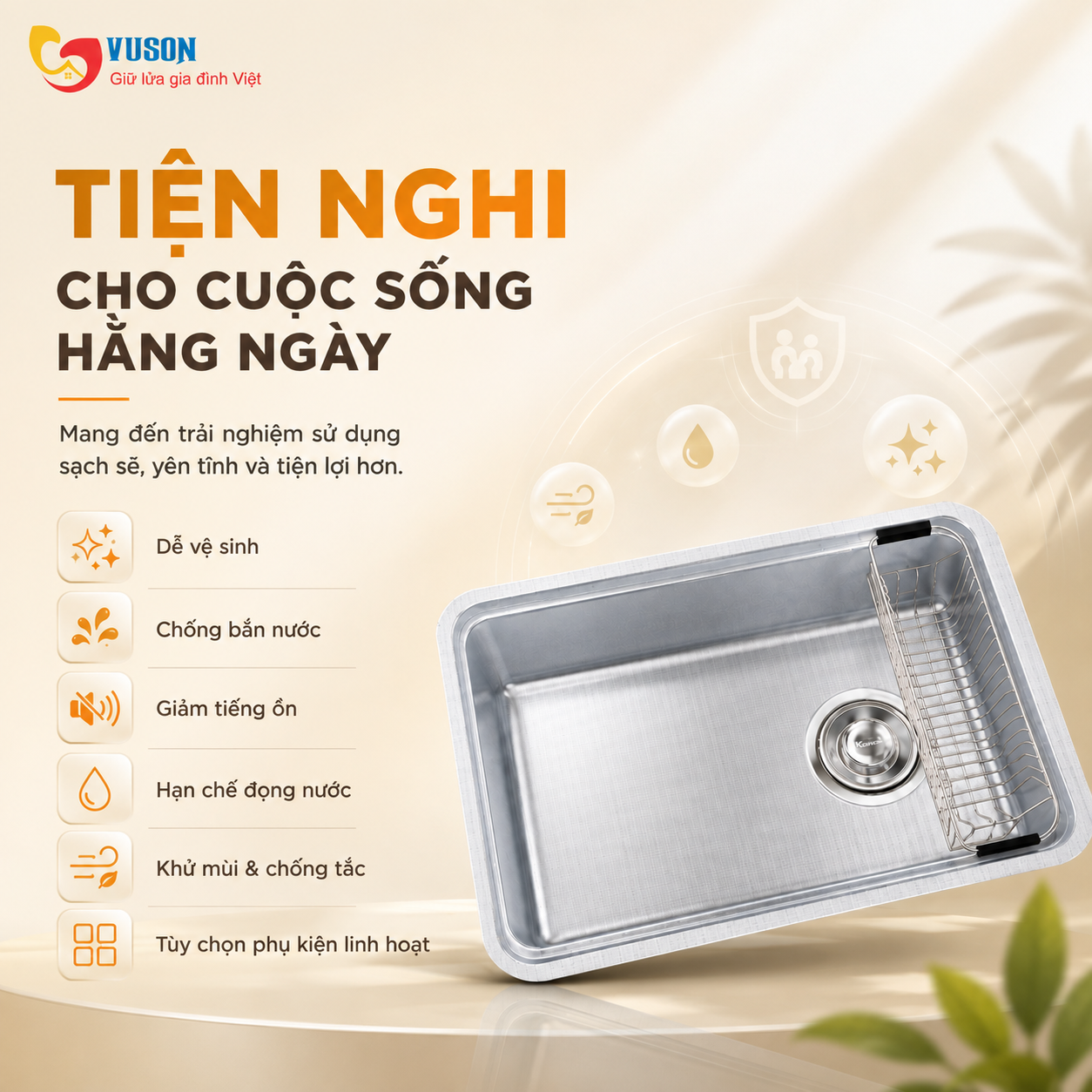 Chậu rửa bát Konox Tari Smart 7047PP