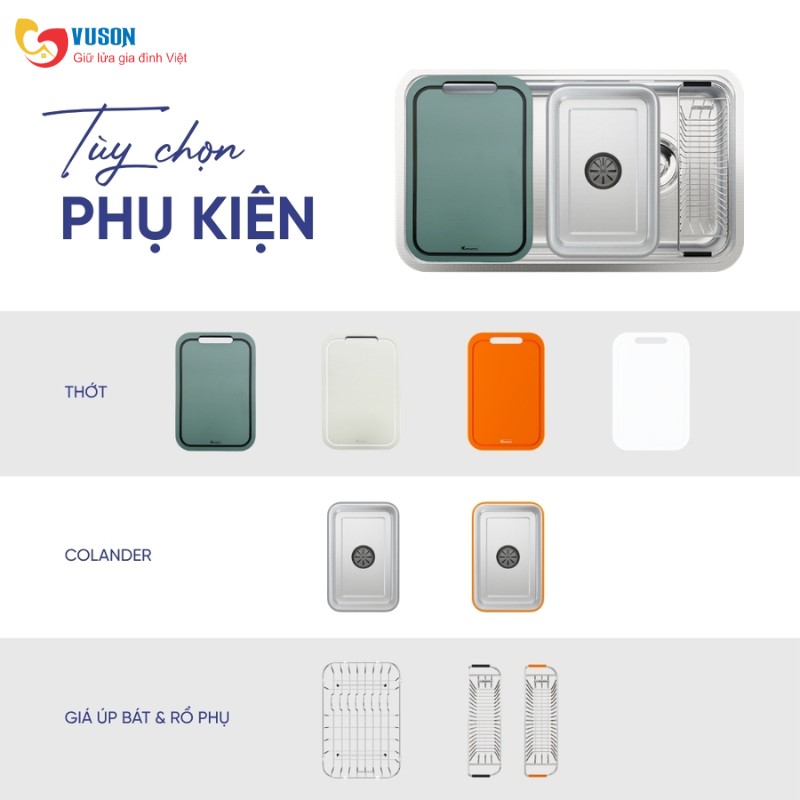 Chậu rửa bát Konox Tari Smart 8047PP