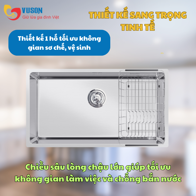 Chậu rửa bát Konox Stelo 780U