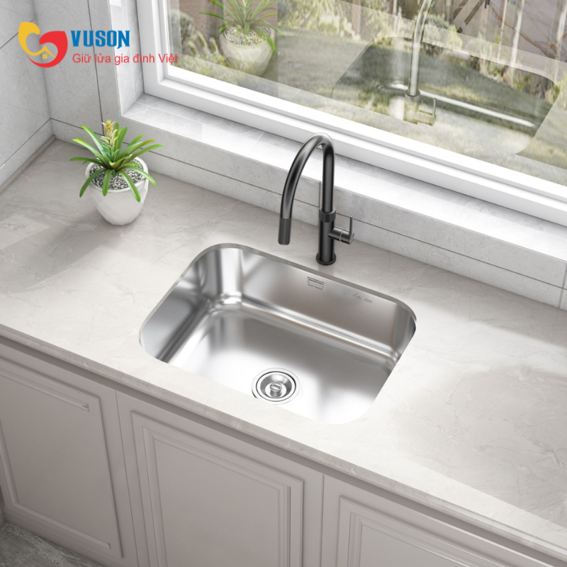 Chậu rửa bát phong cách Nhật bề mặt mịn Konox TARI 5744SM