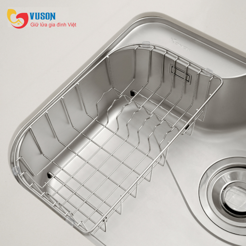 Chậu rửa bát phong cách Nhật bề mặt mịn Konox TARI 7851SM