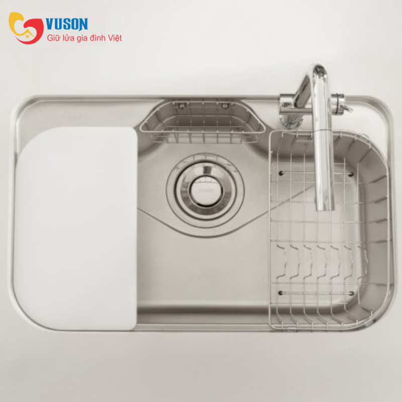 Chậu rửa bát phong cách Nhật bề mặt mịn Konox TARI 7851SM