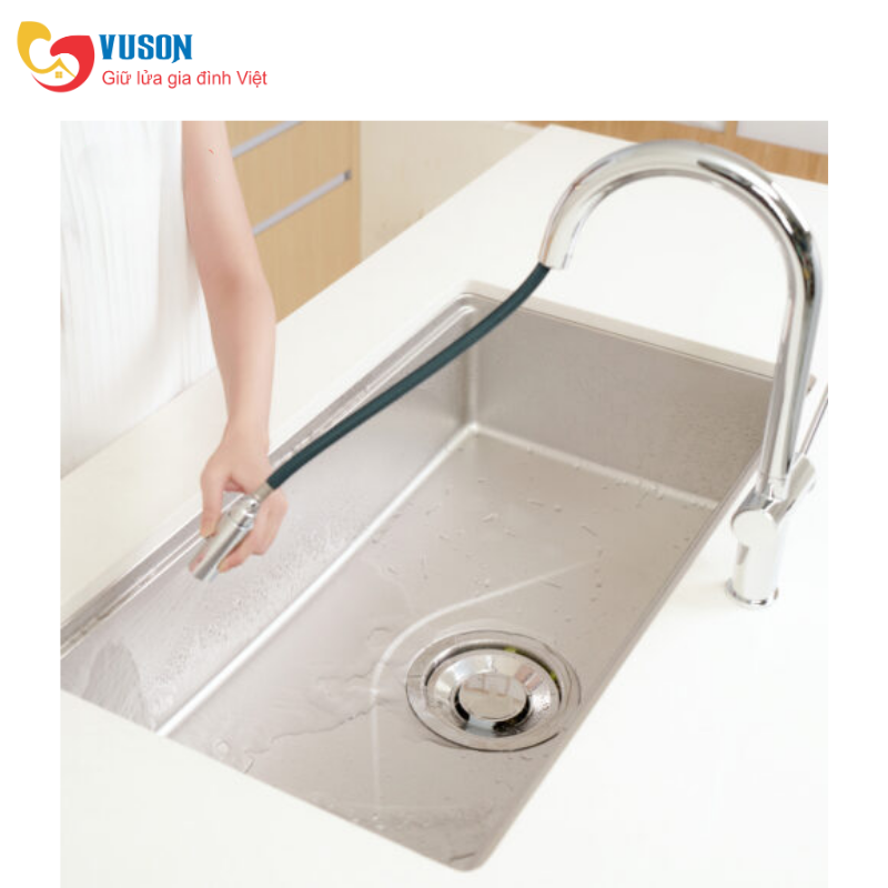 Chậu rửa bát phong cách Nhật bề mặt mịn Konox TARI 8748SM