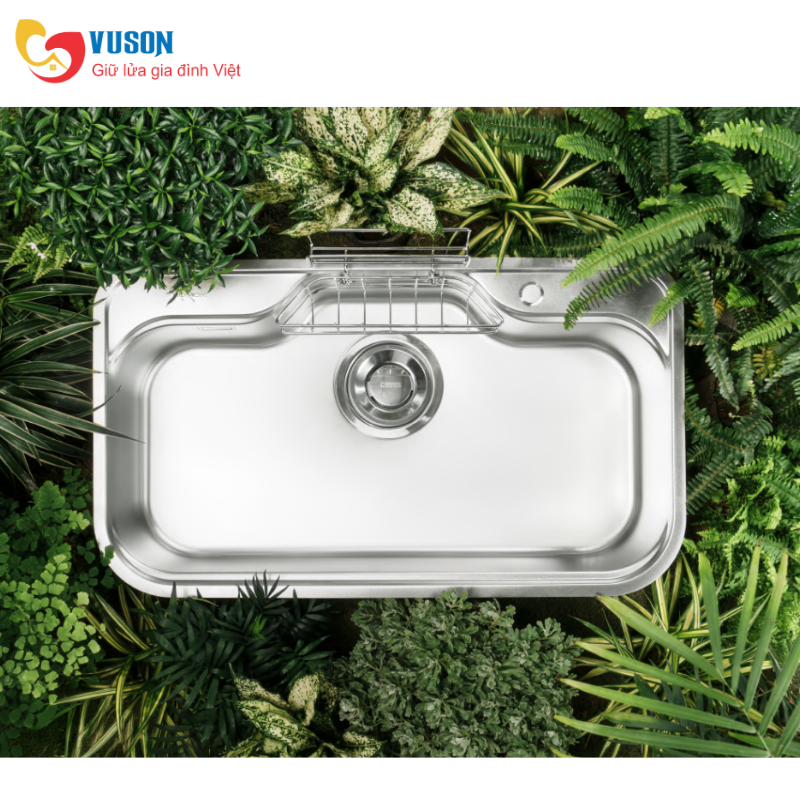 Chậu rửa bát phong cách Nhật bề mặt mịn Konox TARI 9051SM