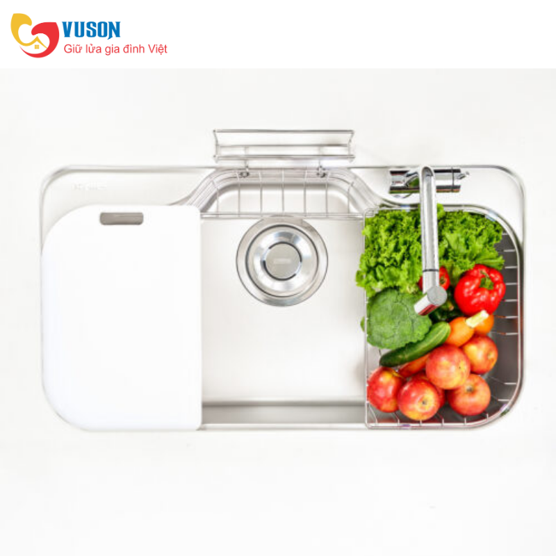 Chậu rửa bát phong cách Nhật bề mặt mịn Konox TARI 9051SM