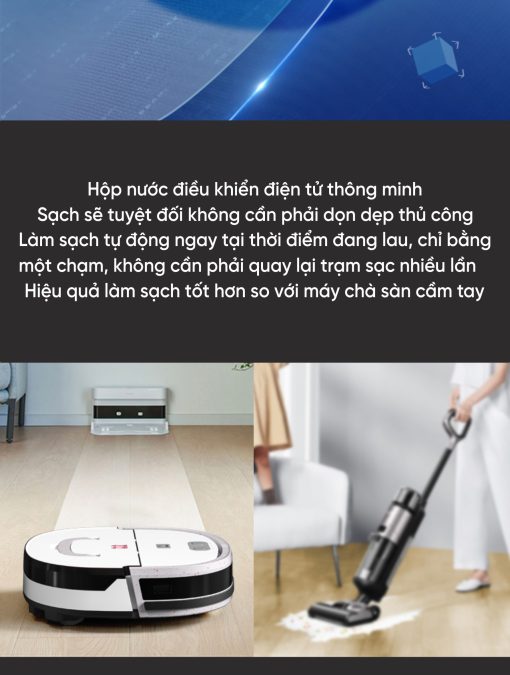 Robot hút bụi lau nhà HB-S66 tính năng