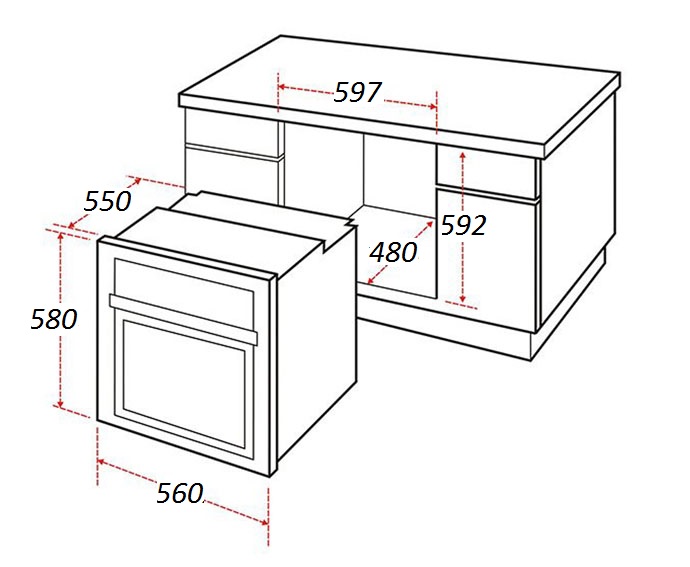 Lò nướng Cata ME 605 G