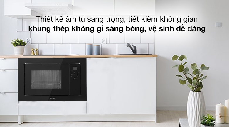 Thiết kế - Lò vi sóng âm Smeg FMI120N2 20 lít (536.64.961)