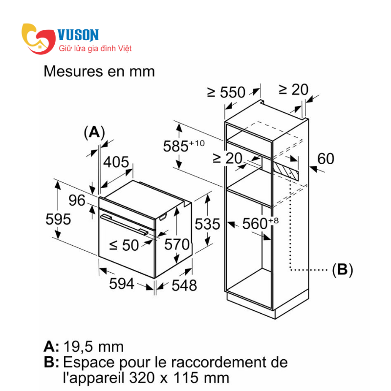 Lò nướng Bosch HBA514BB3