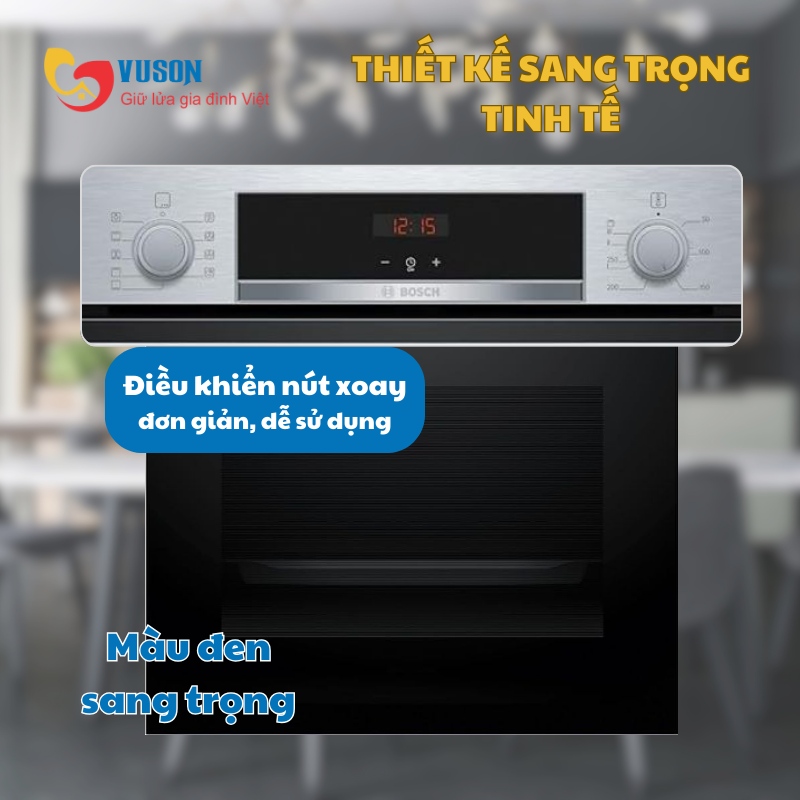 Lò nướng âm tủ Bosch HBA514BS3 71L