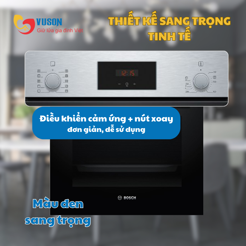 Lò Nướng Âm Tủ Bosch HBF512BS1H 66L Seri 2